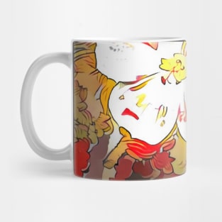 Red Dream Geraniums Mug